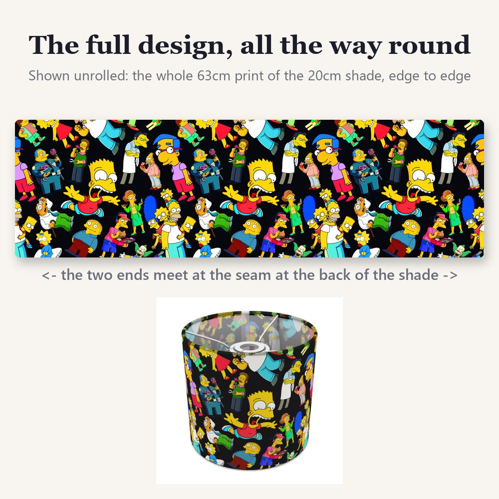 The Simpsons Characters lampshade