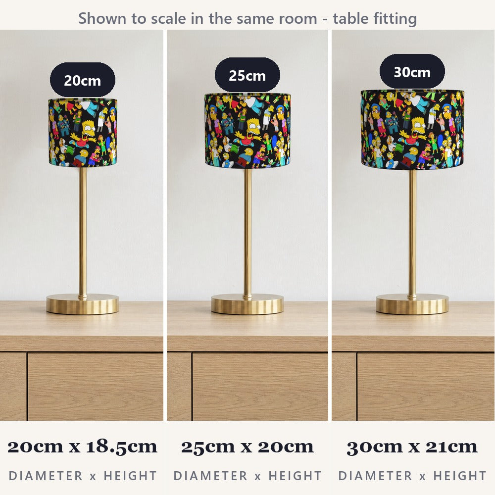 The Simpsons Characters lampshade