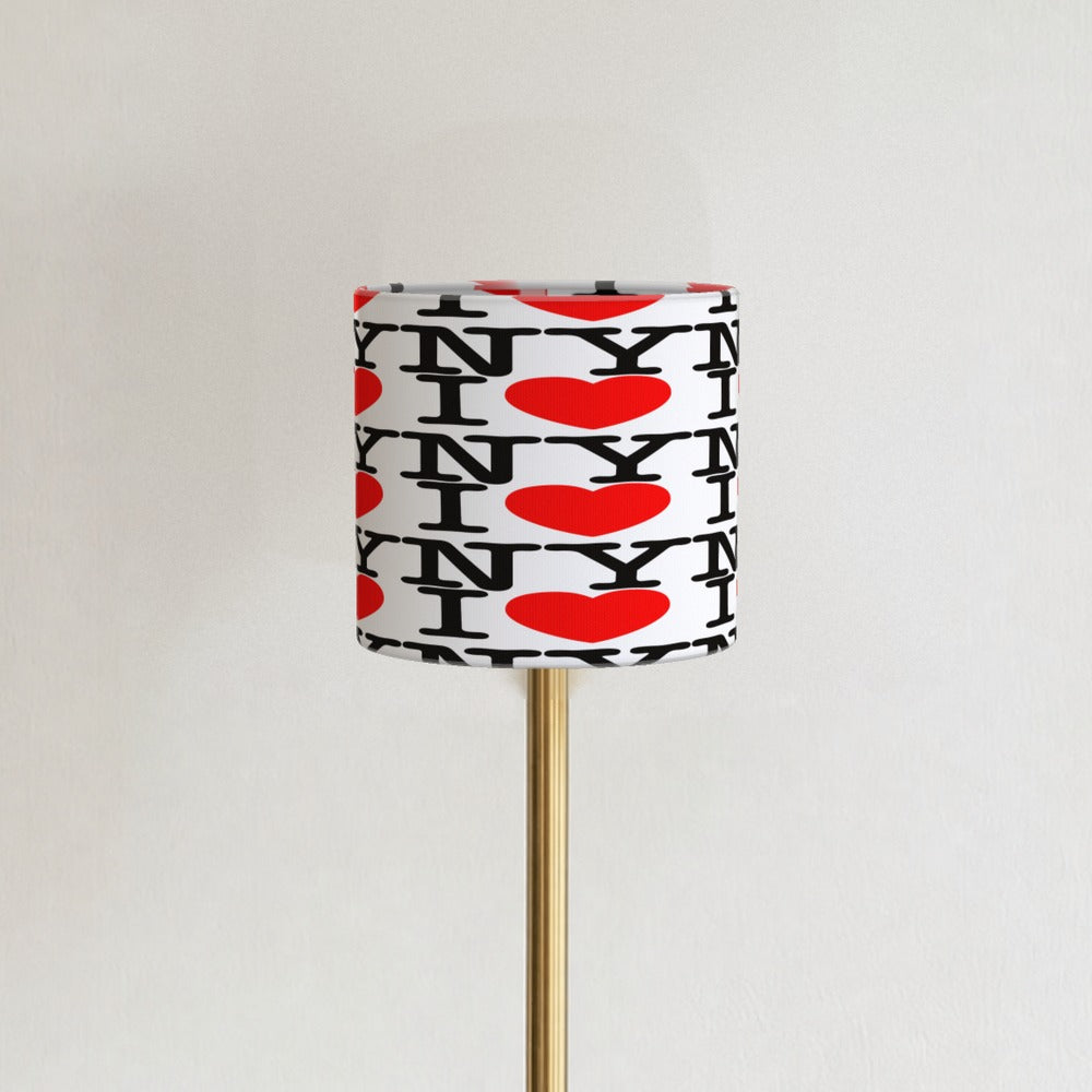 I Love New York Pattern lampshade