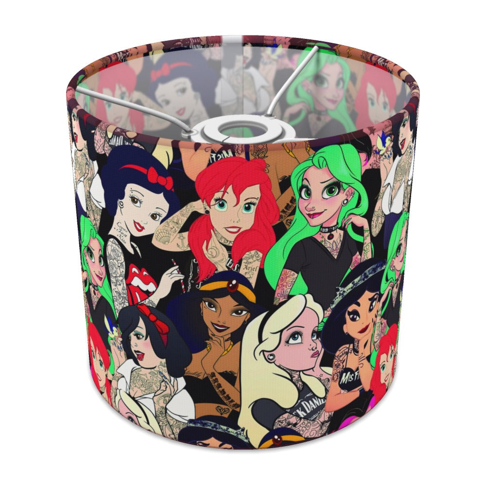 Tattooed Princess Pattern lampshade - 20cm Ceiling