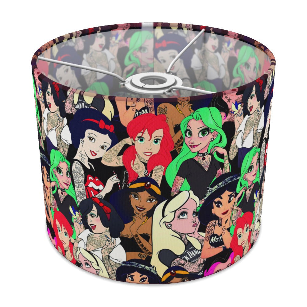 Tattooed Princess Pattern lampshade - 25cm Ceiling