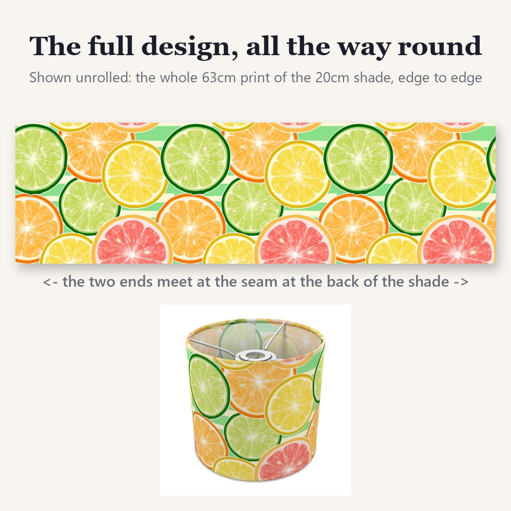 Citrus Fruit Pattern lampshade