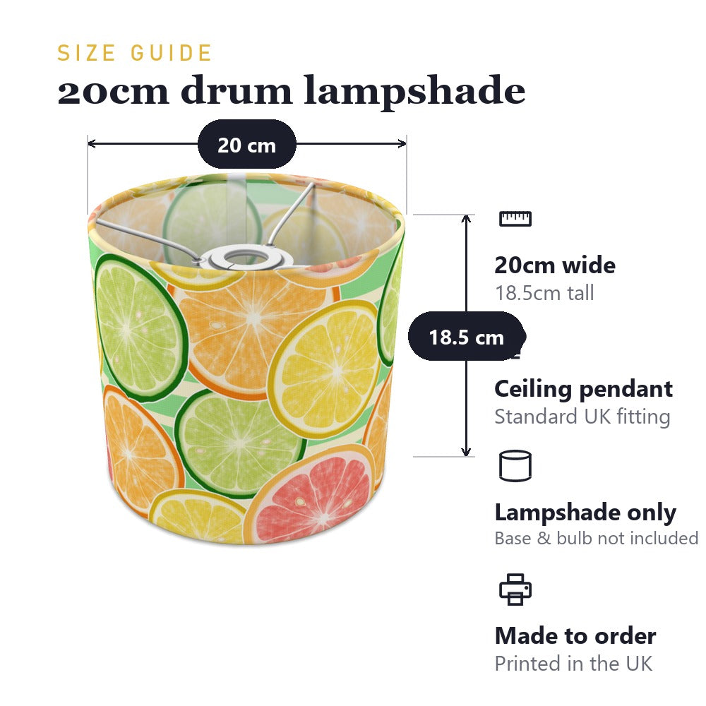 Citrus Fruit Pattern lampshade