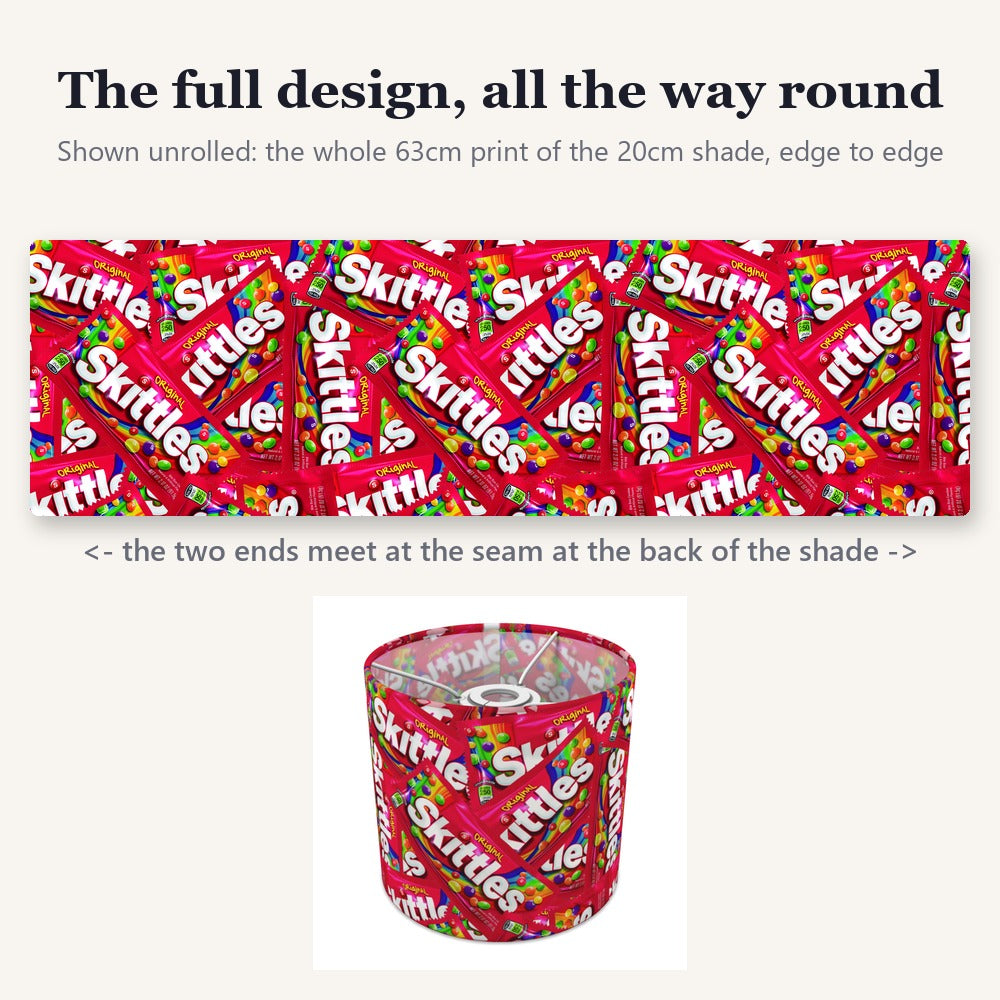 Colorful Candy Skittles lampshade