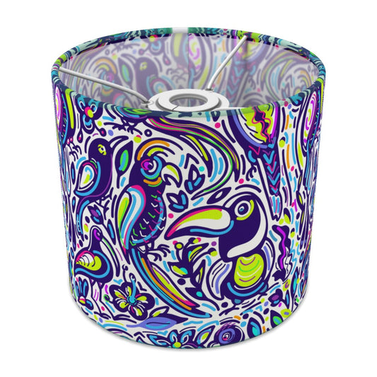 Psychedelic Toucan Pattern lampshade - 20cm Ceiling