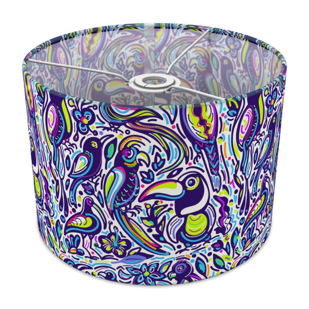Psychedelic Toucan Pattern lampshade - 30cm Ceiling