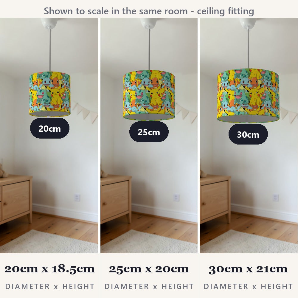 Colorful Animated Figure lampshade