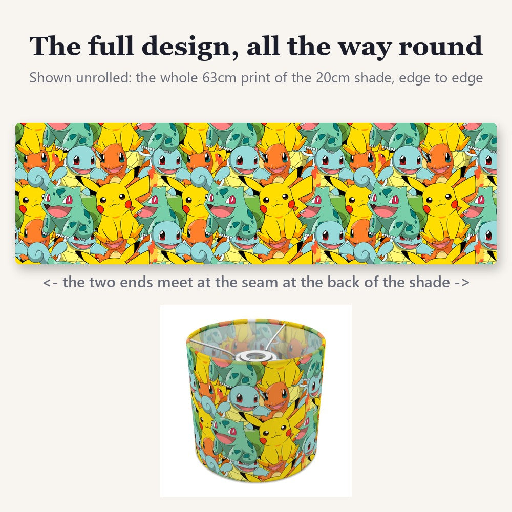Colorful Animated Figure lampshade