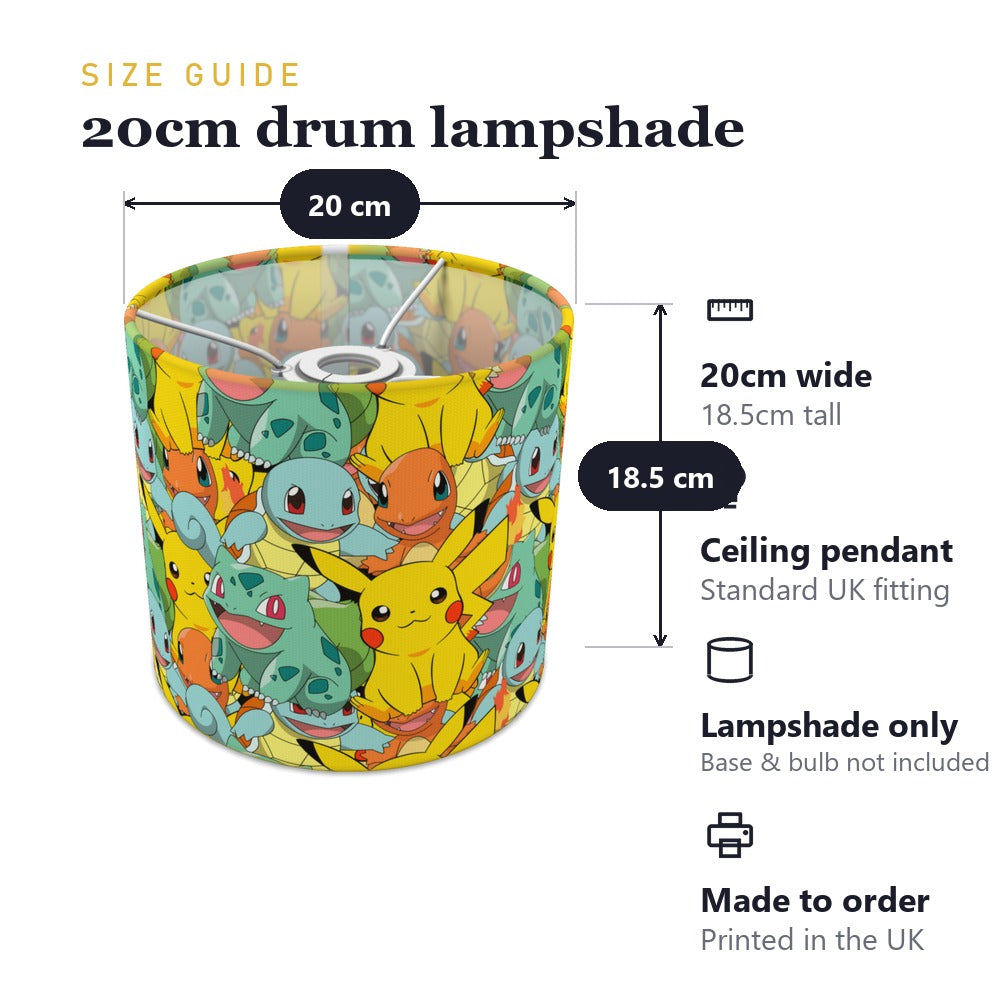 Colorful Animated Figure lampshade