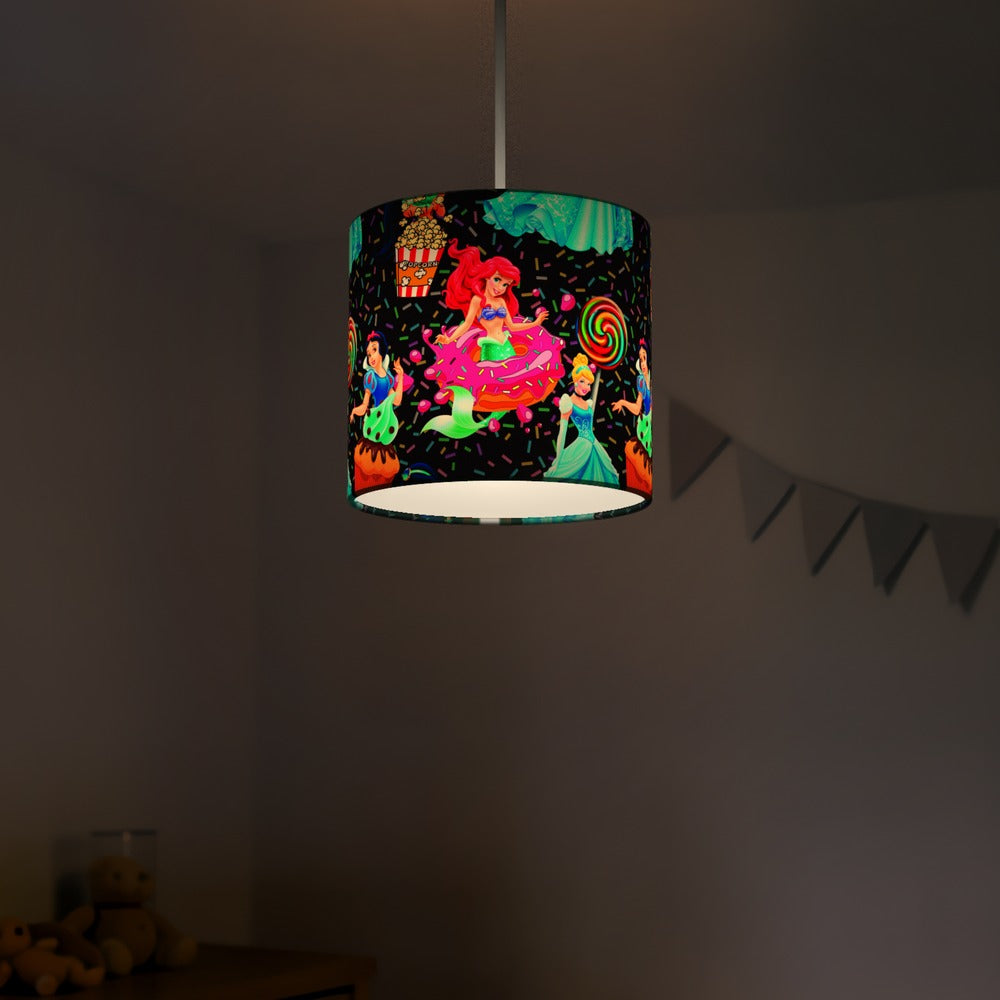 Colorful Princess and Candy Theme lampshade