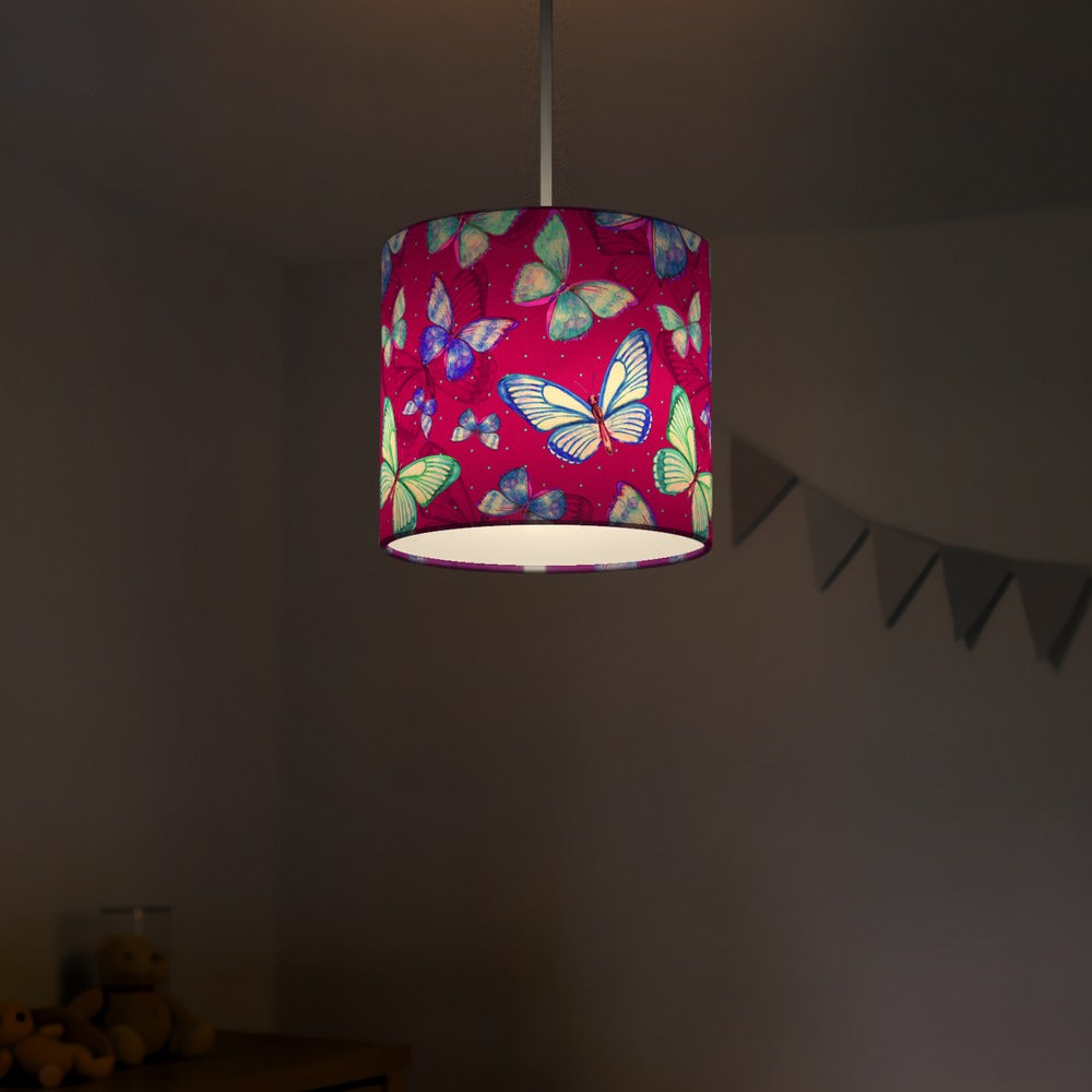 Purple Butterfly Pattern lampshade