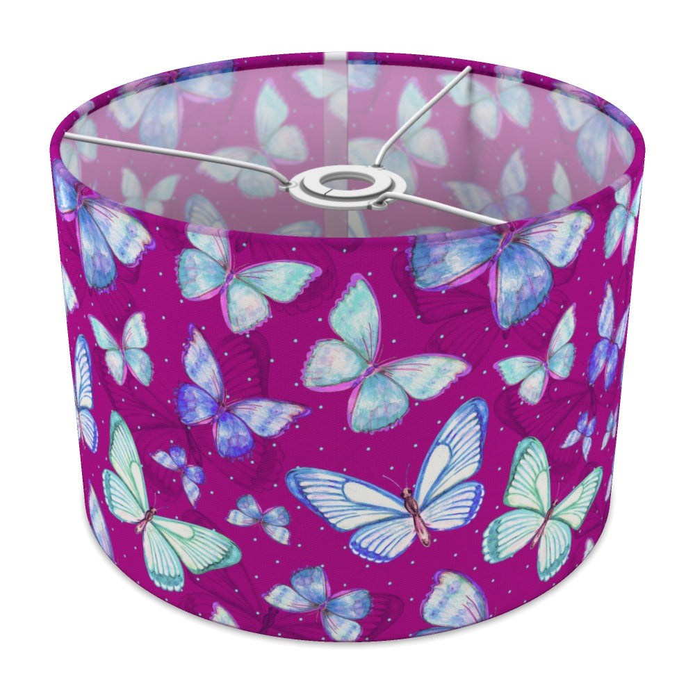 Purple Butterfly Pattern lampshade - 30cm Ceiling