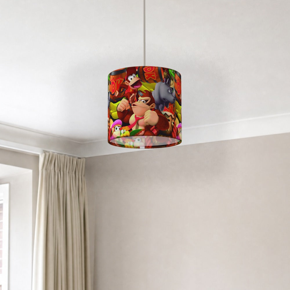 Donkey Kong Characters Bright Design lampshade