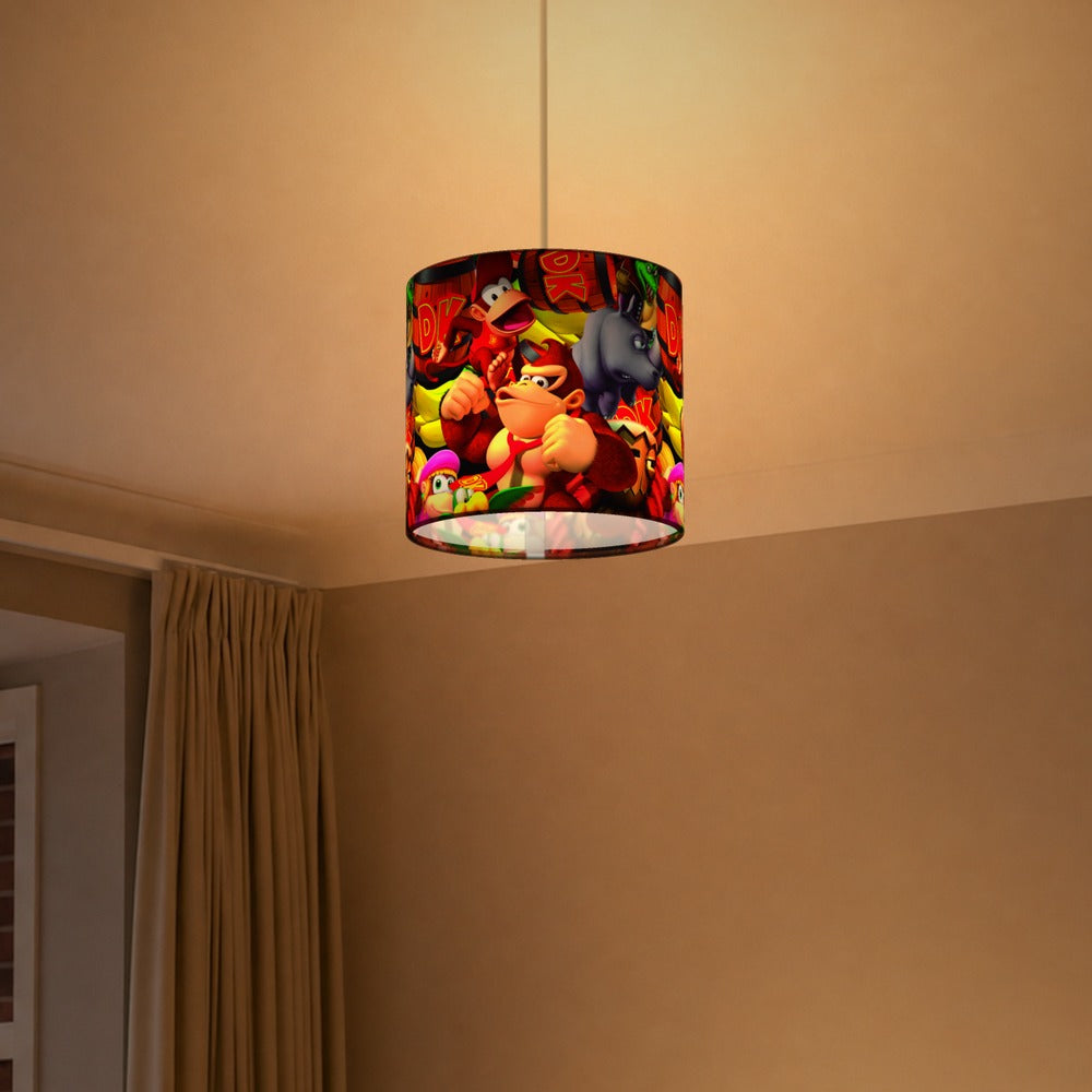 Donkey Kong Characters Bright Design lampshade