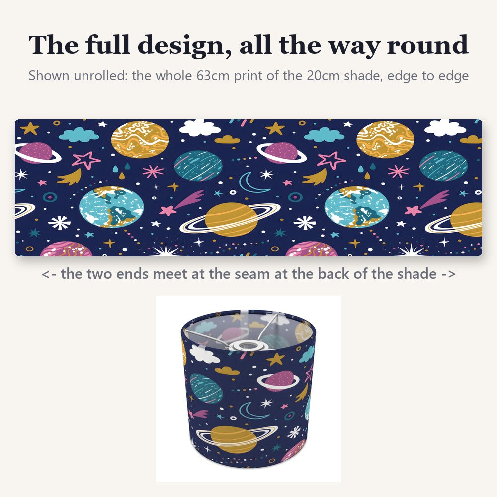 Cosmic Space Adventure lampshade