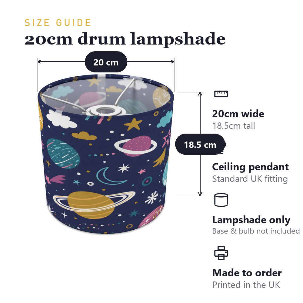 Cosmic Space Adventure lampshade