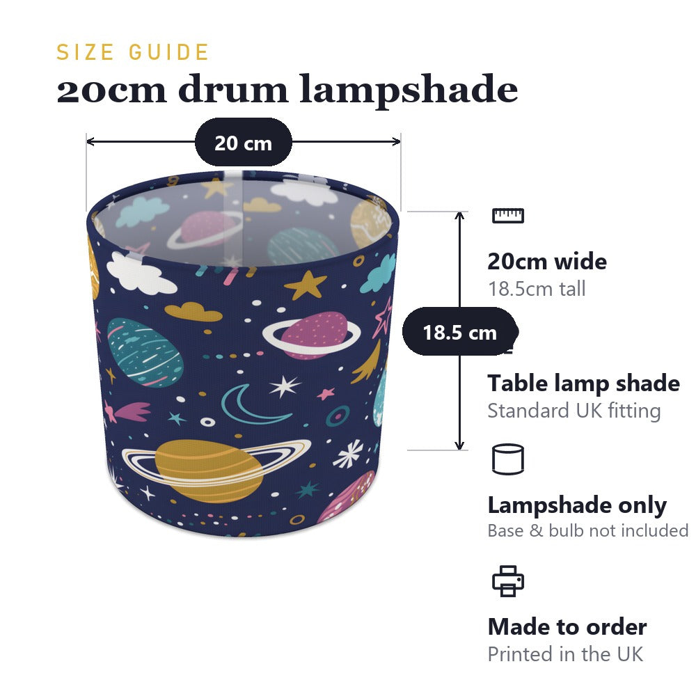 Cosmic Space Adventure lampshade