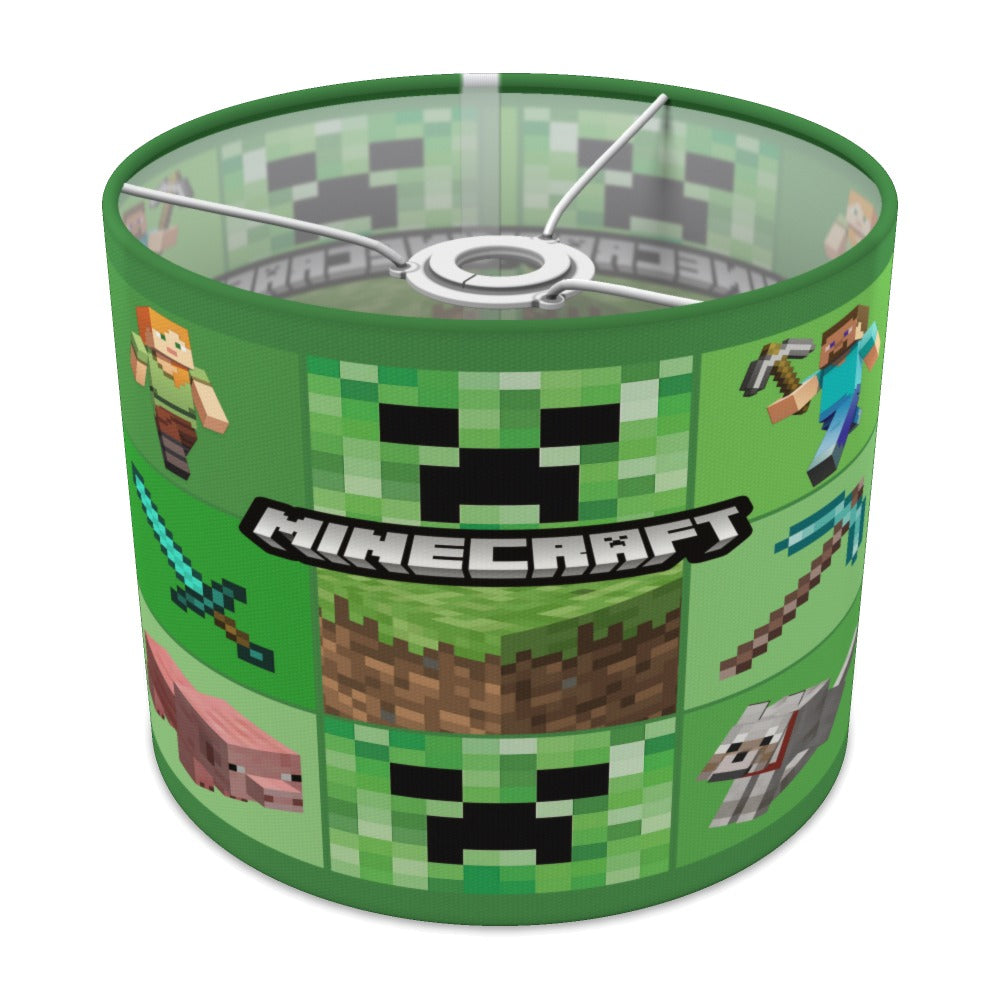 Pixels Mining Game Character Collage lampshade - 25cm Ceiling