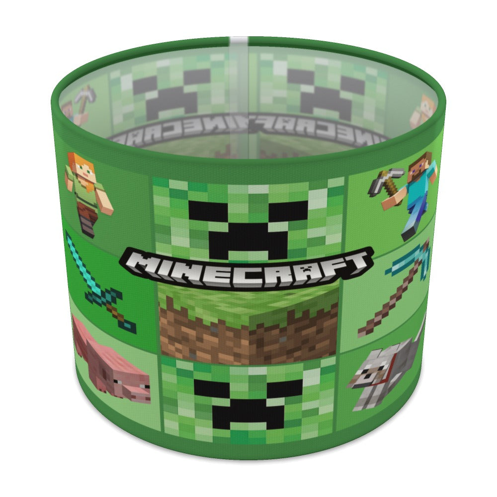 Pixels Mining Game Character Collage lampshade - 25cm Table