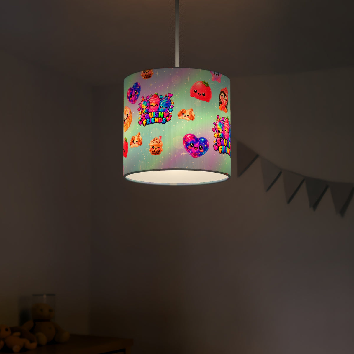 Squishy Friends lampshade - 20cm x 18.5cm Ceiling - photo 5