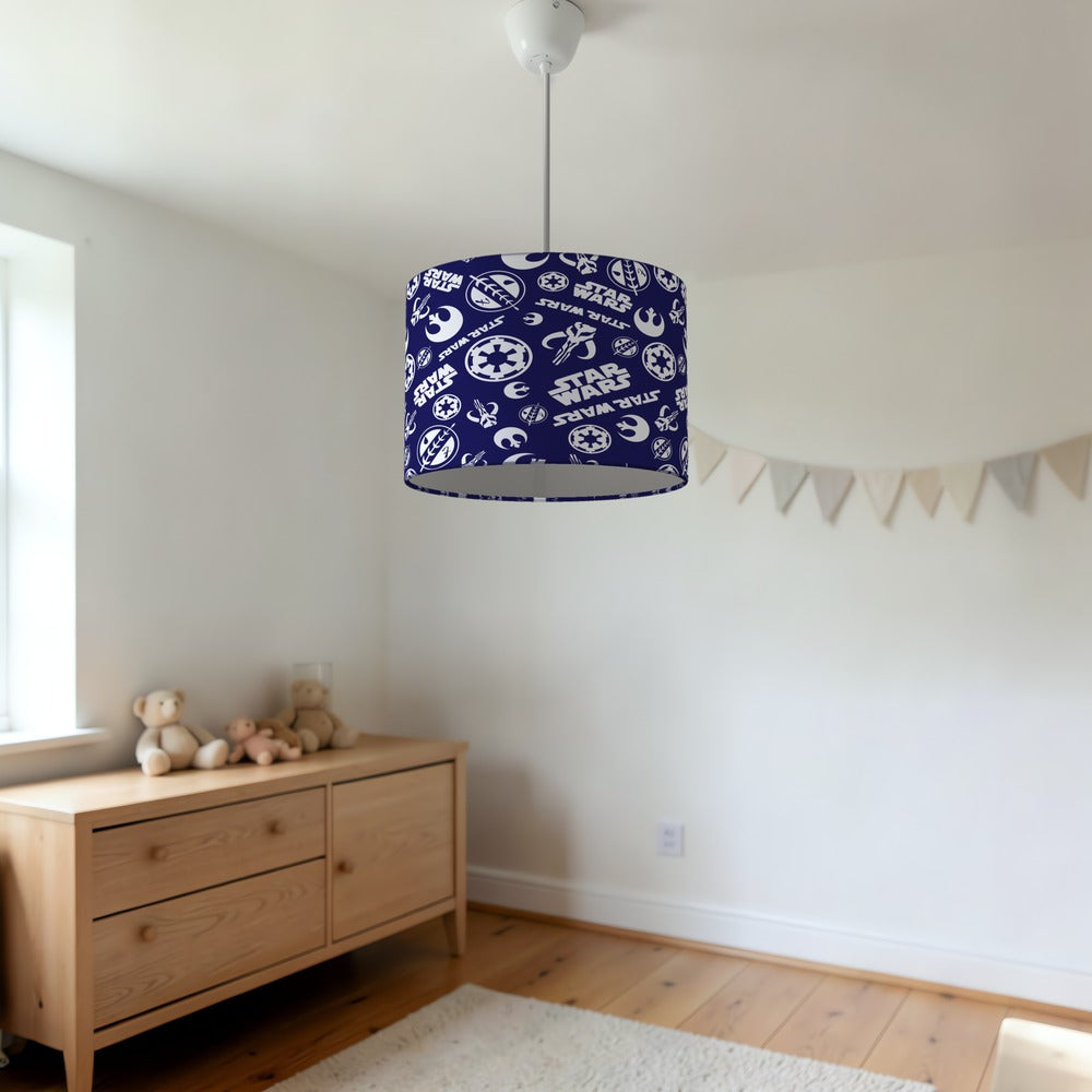 Navy Space Movie Themed lampshade