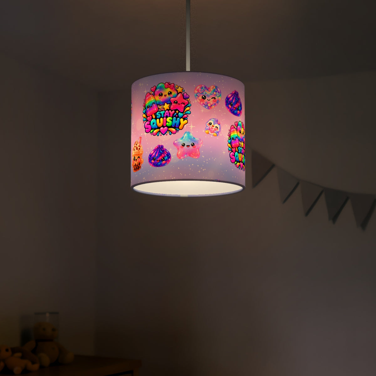 Stay Squishy lampshade - 20cm x 18.5cm Ceiling - photo 5