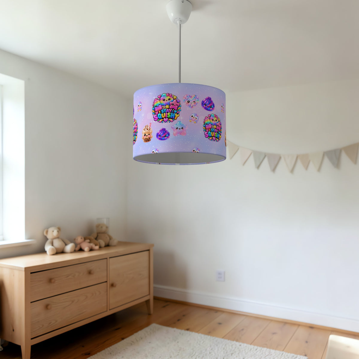 Stay Squishy lampshade - 20cm x 18.5cm Ceiling - photo 3