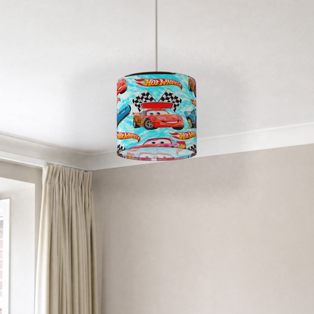 Hot Wheels Racing Cars lampshade