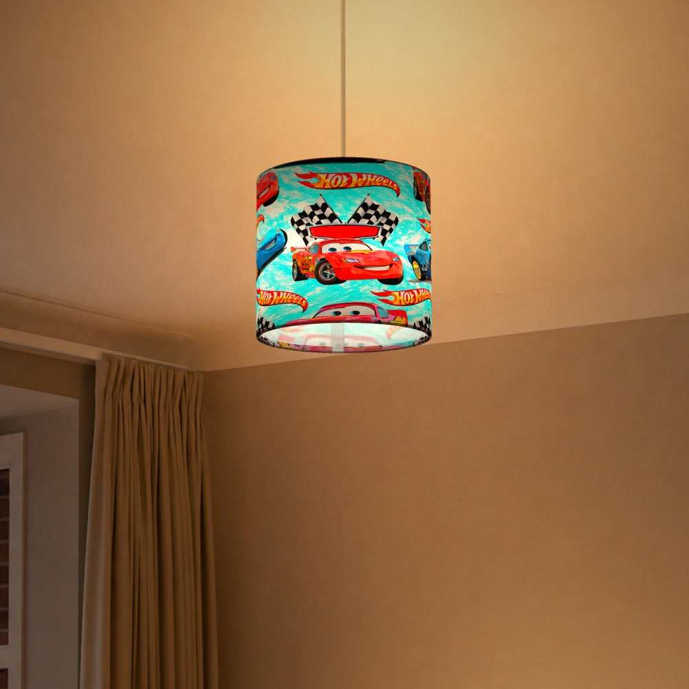 Hot Wheels Racing Cars lampshade