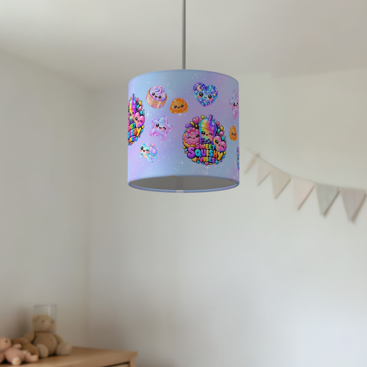 Sweet Squishy Vibes lampshade - 20cm x 18.5cm Ceiling - photo 2