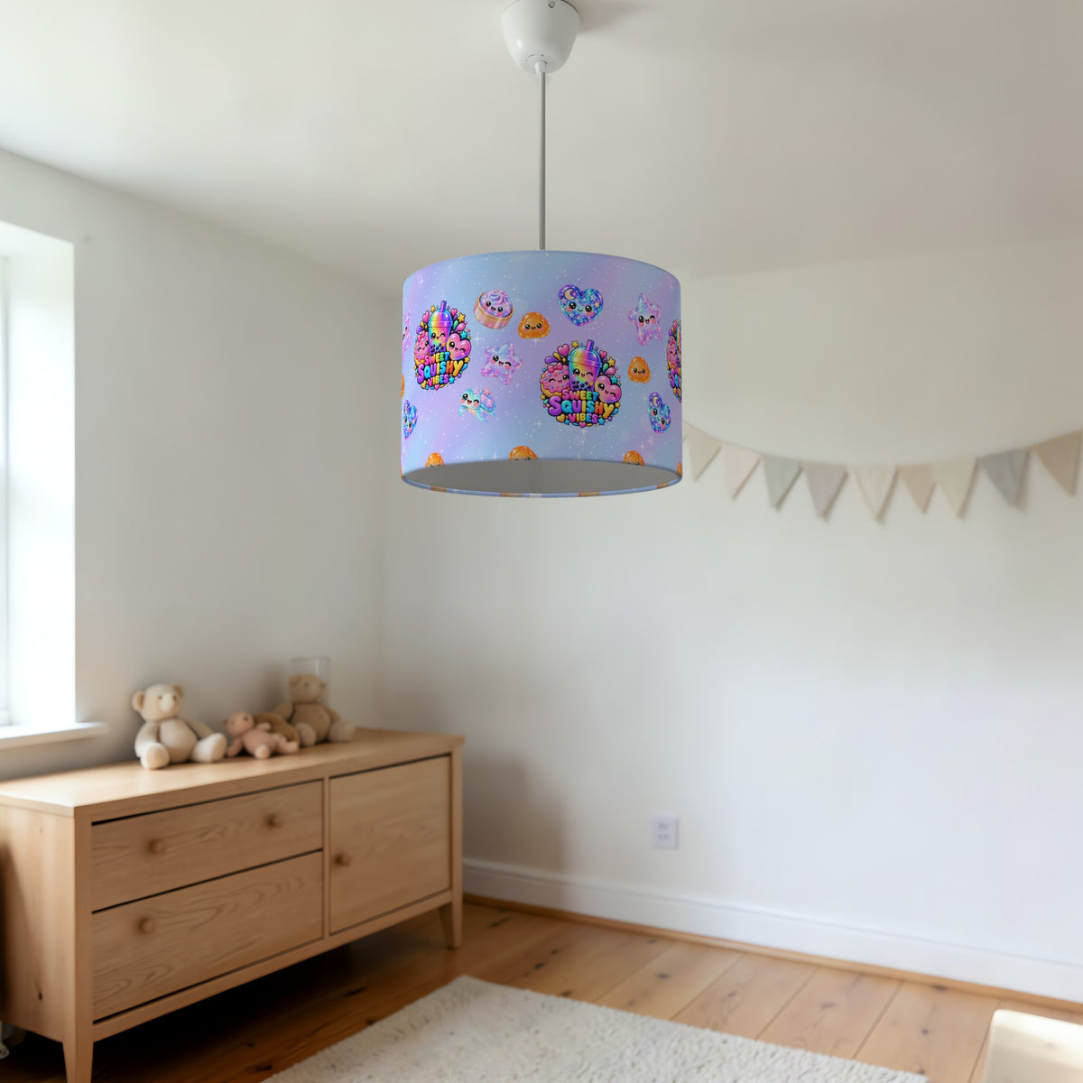 Sweet Squishy Vibes lampshade - 20cm x 18.5cm Ceiling - photo 3