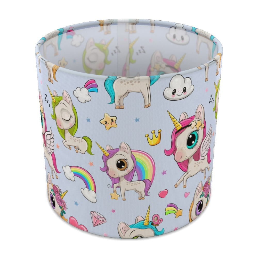 Adorable Unicorn and Rainbow lampshade - 20cm Table