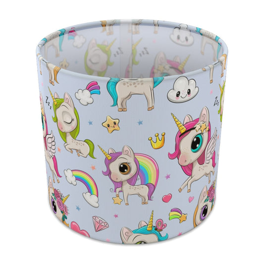 Adorable Unicorn and Rainbow lampshade - 20cm Table