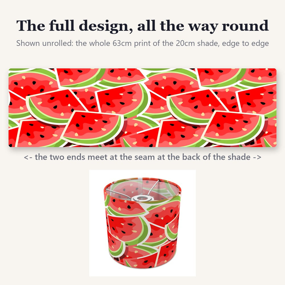 Vibrant Watermelon lampshade