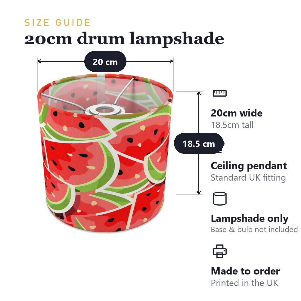 Vibrant Watermelon lampshade