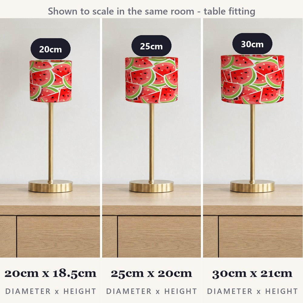 Vibrant Watermelon lampshade