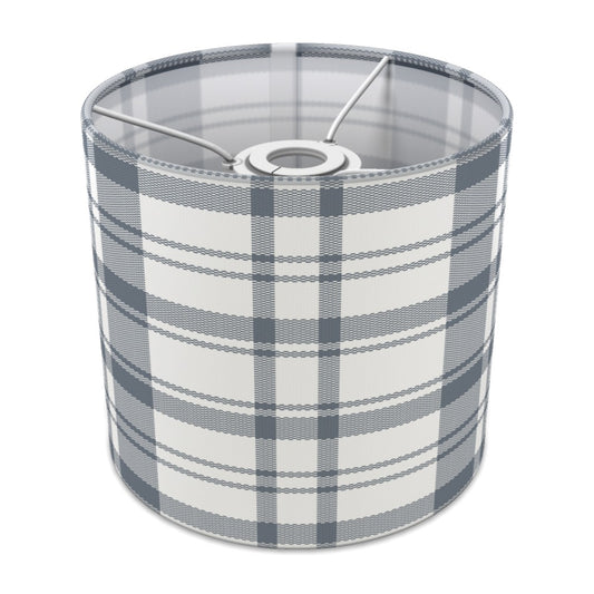 Grey Plaid Pattern lampshade - 20cm Ceiling