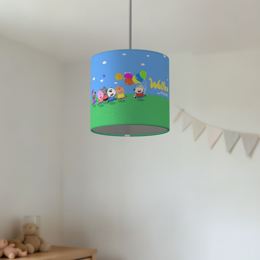 Cartoon Animal Friends lampshade
