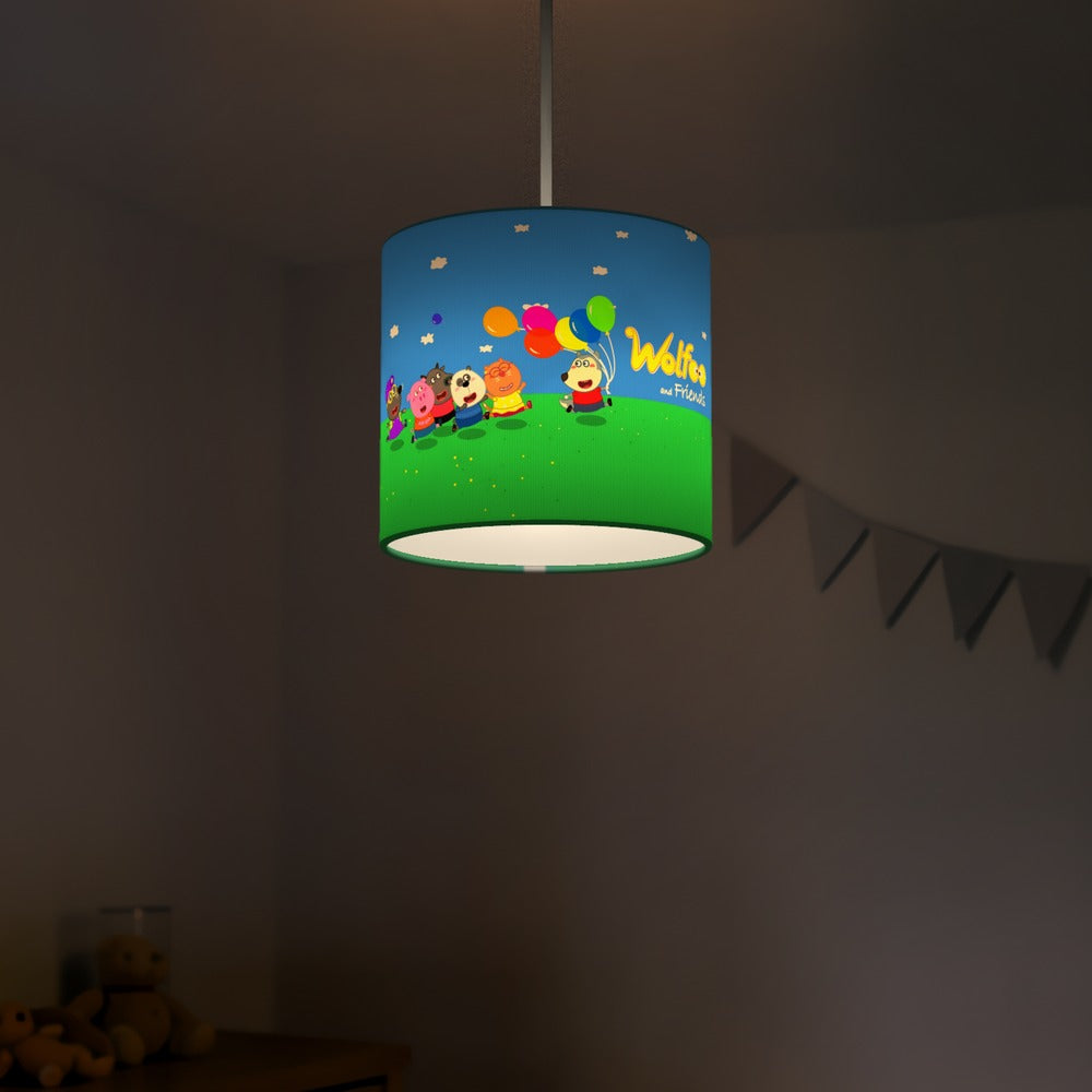 Cartoon Animal Friends lampshade