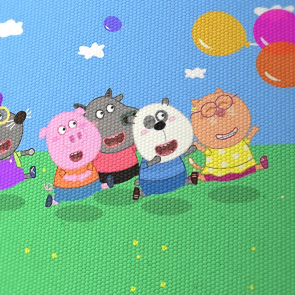 Cartoon Animal Friends lampshade