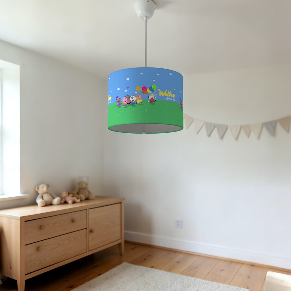 Cartoon Animal Friends lampshade
