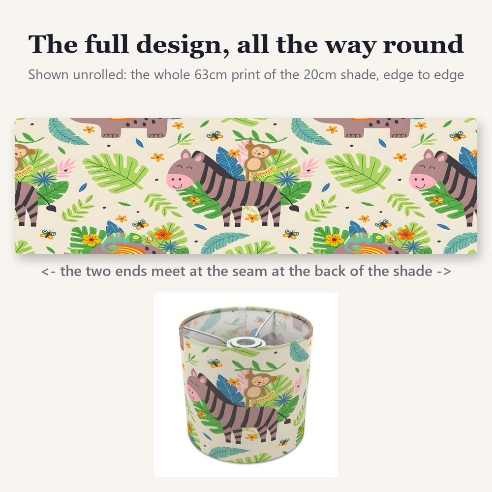 Jungle Safari Animal lampshade