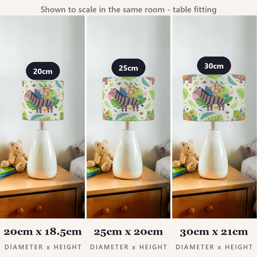 Jungle Safari Animal lampshade