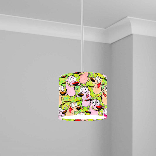 Colorful Cartoon Dog Pattern Ceiling Lampshade Lightshade for Kids Room - 20cm x 18.5cm