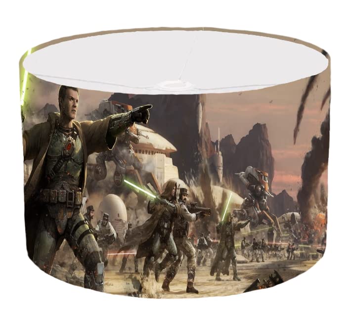 Sci-Fi Battle Scene Ceiling Lampshade Lightshade for Room - 20cm x 18.5cm