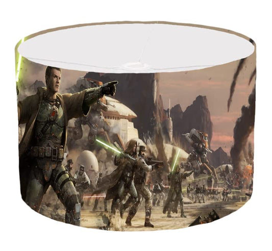 Sci-Fi Battle Scene Ceiling Lampshade Lightshade for Room - 20cm x 18.5cm