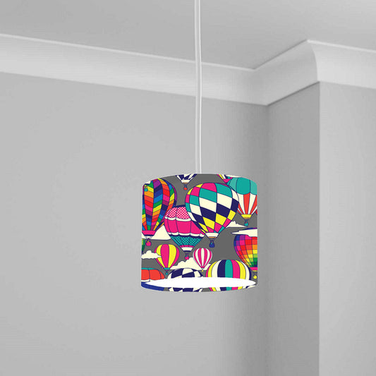 Colorful Hot Air Balloon Ceiling Lampshade Lightshade for Nursery 1-20cm x 18.5cm