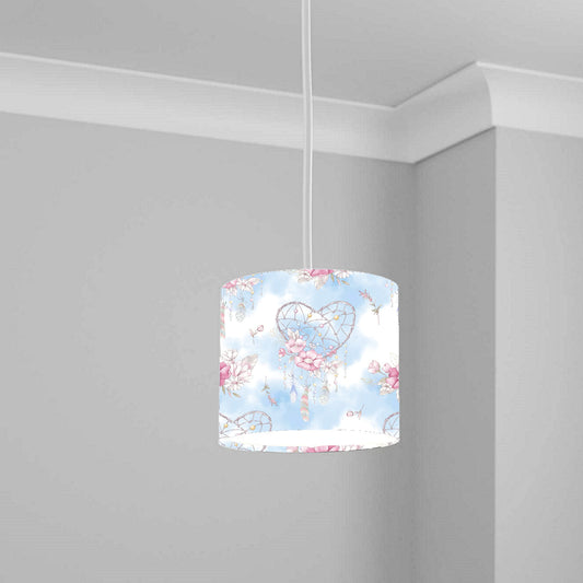 Dreamcatcher Heart Floral Ceiling Lampshade Lightshade for Room - 20cm x 18.5cm