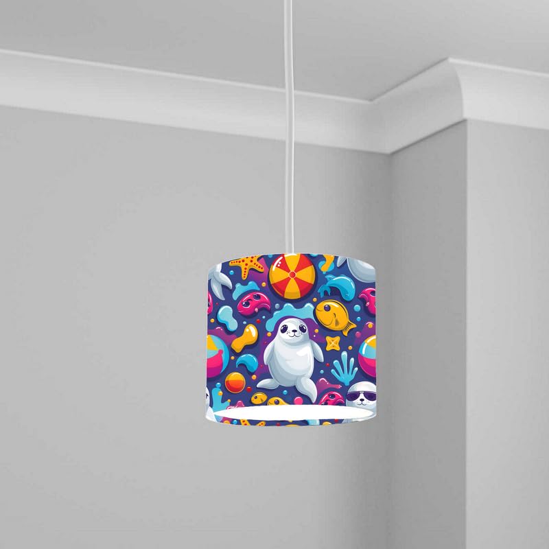 Aquatic Lampshade Kids Bedroom LightShade ver211 20CM X 18.5CM