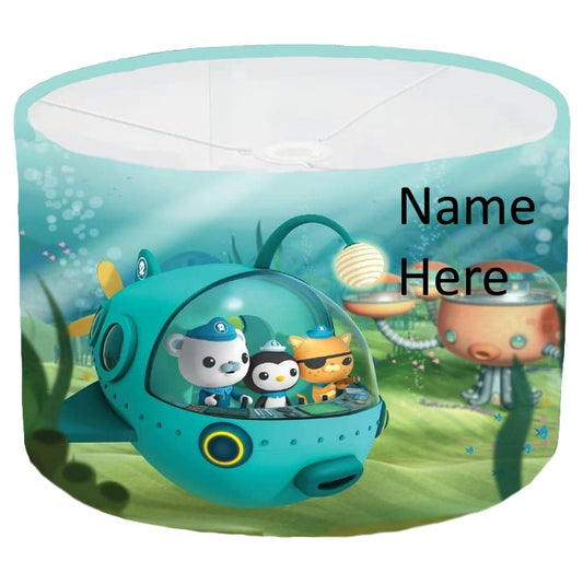 Underwater Adventure Cartoon Ceiling Lampshade Lightshade for Nursery - 20cm x 18.5cm